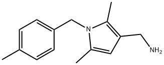 {[2,5-dimethyl-1-(4-methylbenzyl)-1H-pyrrol-3-yl]methyl}amine Struktur