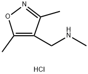 [(3,5-dimethyl-4-isoxazolyl)methyl]methylamine hydrochloride, 1177326-01-0, 结构式