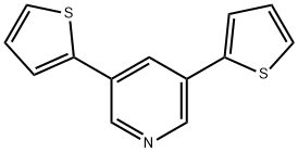 3,5-dithiophen-2-ylpyridine Struktur