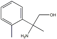 2-Amino-2-o-tolyl-propan-1-ol Structure