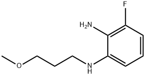 3-Fluoro-N1-(3-methoxypropyl)benzene-1,2-diamine Struktur