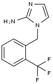 1-[2-(Trifluoromethyl)benzyl]-1H-imidazol-2-amine Structure