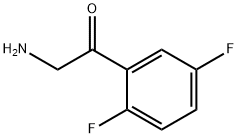 2-胺基-1-(2,5-二氟苯基)乙-1-酮, 1182885-36-4, 结构式