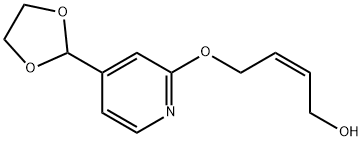 4-((4-(1,3-dioxolan-2-yl)pyridin-2-yl)oxy)but-2-en-1-ol