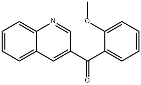 3-(2-Methoxybenzoyl)quinoline Struktur