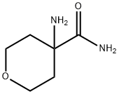 4-AMINO-TETRAHYDRO-2H-PYRAN-4-CARBOXAMIDE Struktur