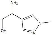 2-氨基-2-(1-甲基-1H-吡唑-4-基)乙烷-1-醇, 1183772-33-9, 结构式