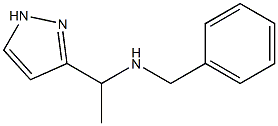 Benzyl[1-(1H-Pyrazol-3-Yl)Ethyl]Amine Struktur
