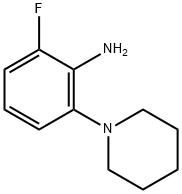 2-Fluoro-6-(piperidin-1-yl)aniline Structure