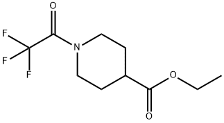 ethyl 1-(trifluoroacetyl)piperidine-4-carboxylate Struktur