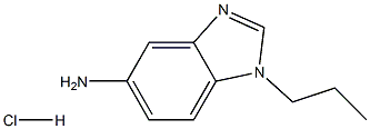 1-propyl-1H-benzimidazol-5-amine hydrochloride Struktur