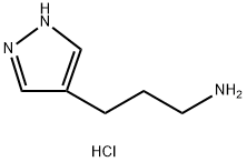 3-(1H-pyrazol-4-yl)propan-1-amine:hydrochloride Structure
