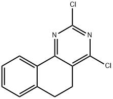 2,4-二氯-5,6-二氢苯并[H]喹唑啉, 1186410-71-8, 结构式