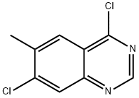 4,7-DICHLORO-6-METHYLQUINAZOLINE 结构式