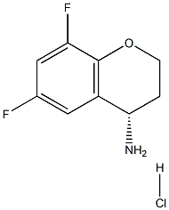 (S)-6,8-Difluoro-chroman-4-ylamine hydrochloride Structure