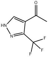 1-(3-Trifluoromethyl-1H-pyrazol-4-yl)-ethanone Struktur