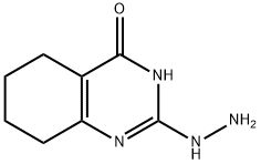 2-hydrazinyl-5,6,7,8-tetrahydro-1H-quinazolin-4-one Struktur