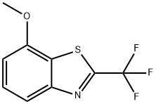 7-METHOXY-2-(TRIFLUOROMETHYL)BENZOTHIAZOLE,1188025-84-4,结构式