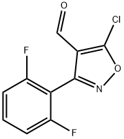 5-chloro-3-(2,6-difluorophenyl)-1,2-oxazole-4-carbaldehyde Structure