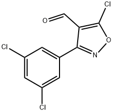 5-chloro-3-(3,5-dichlorophenyl)-1,2-oxazole-4-carbaldehyde Structure
