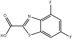 4,6-difluoro-1,3-benzothiazole-2-carboxylic acid Structure