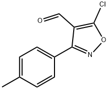 5-chloro-3-(4-methylphenyl)-1,2-oxazole-4-carbaldehyde, 1188134-95-3, 结构式