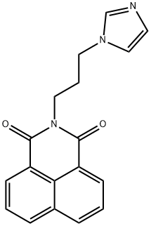 2-(3-(1H-imidazol-1-yl)propyl)-1H-benzo[de]isoquinoline-1,3(2H)-dione,118854-71-0,结构式