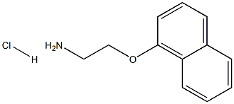 2-(萘-1-基氧基)乙烷-1-胺盐酸盐, 118868-67-0, 结构式