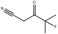 4-FLUORO-4-METHYL-3-OXOPENTANENITRILE Struktur