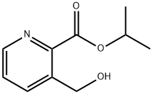 2-Pyridinecarboxylic acid, 3-(hydroxymethyl)-, 1-methylethyl ester Structure