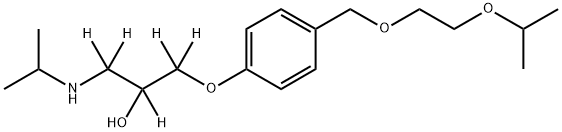 Bisoprolol-d5, 1189881-87-5, 结构式