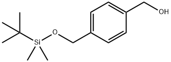 Benzenemethanol, 4-[[[(1,1-dimethylethyl)dimethylsilyl]oxy]methyl]- Struktur