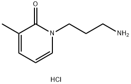 1-(3-amino-propyl)-3-methyl-1H-pyridin-2-one hydrochloride 结构式