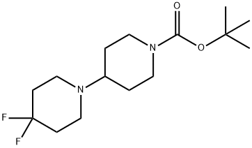 TERT-BUTYL 4,4-DIFLUORO-[1,4-BIPIPERIDINE]-1-CARBOXYLATE Structure