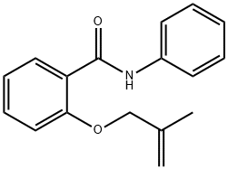 2-[(2-methyl-2-propen-1-yl)oxy]-N-phenylbenzamide Struktur