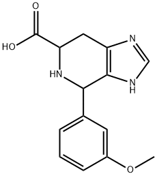 4-(3-methoxyphenyl)-3H,4H,5H,6H,7H-imidazo[4,5-c]pyridine-6-carboxylic acid, 1193052-26-4, 结构式