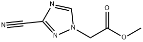 METHYL 2-(3-CYANO-1H-1,2,4-TRIAZOL-1-YL)ACETATE Structure