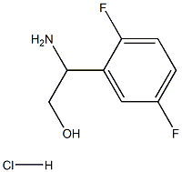 2-AMINO-2-(2,5-DIFLUOROPHENYL)ETHAN-1-OL HYDROCHLORIDE Struktur