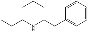 1-phenyl-N-propylpentan-2-amine 结构式