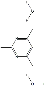 2,4,6-trimethylpyrimidine:dihydrate Structure