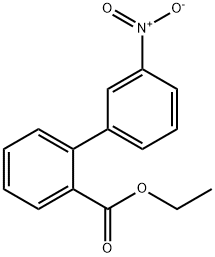 ETHYL 3-NITRO-[1,1-BIPHENYL]-2-CARBOXYLATE,1195761-05-7,结构式