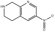 3-硝基-5,6,7,8-四氢-1,7-萘啶 结构式