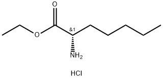 S-2-amino-Heptanoic acid ethyl ester hydrochloride Structure