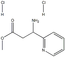 Methyl 3-amino-3-(pyridin-2-yl)propanoate dihydrochloride Structure