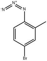 1-azido-4-bromo-2-methylbenzene Struktur