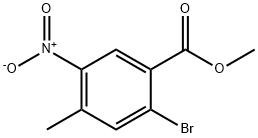 2-溴-4-甲基-5-硝基苯甲酸甲酯, 1202858-67-0, 结构式