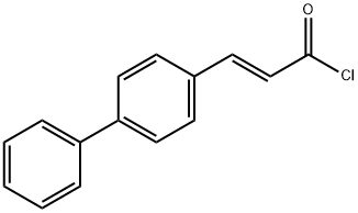 (2E)-3-(4-phenylphenyl)prop-2-enoyl chloride Structure