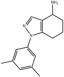 1-(3,5-dimethylphenyl)-4,5,6,7-tetrahydro-1H-indazol-4-amine, 1203661-50-0, 结构式