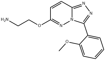 (2-{[3-(2-methoxyphenyl)[1,2,4]triazolo[4,3-b]pyridazin-6-yl]oxy}ethyl)amine Struktur