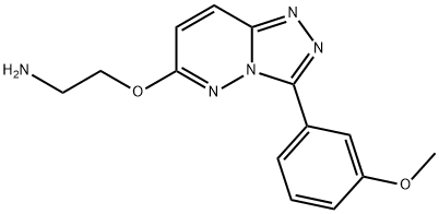 (2-{[3-(3-methoxyphenyl)[1,2,4]triazolo[4,3-b]pyridazin-6-yl]oxy}ethyl)amine Structure